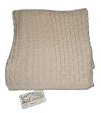 Knit Irish Wool Throw Blanket Knit Irish Wool Throw Blanket