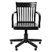 Madison Swivel Office Chair - Antique Black