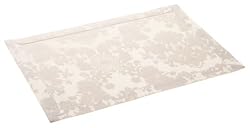 Waterford Table Wiltshire 13 by 18.5-Inch Placemat Set of 4, Ivory