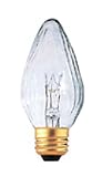 Bulbrite 421140 - 60F15CL - 60 Watt F15 Flame Shaped Light Bulb