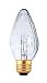 Bulbrite 421140 - 60F15CL - 60 Watt F15 Flame Shaped Light Bulb