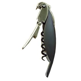 Alessi Parrot Sommelier Corkscrew - Black by Alessi