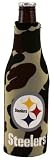 PITTSBURGH STEELERS CAMO BOTTLE SUIT KOOZIE COOLER