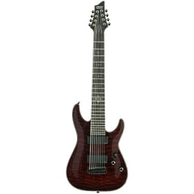Schecter Damien Elite-8 Eight String Electric Guitar - Crimson Red