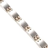 Invicta 9' Unisex Stainless Steel Link Bracelet
