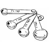 Norpro 3041W 4-piece Measuring Spoon Set