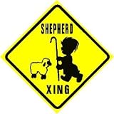 SHEPHERD CROSSING herd guard sheep sign