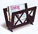 Magazine Rack In Cappuccino Finish