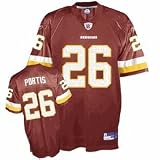 Washington Redskins Clinton Portis Reebok Replica Team Color Jersey - XX-Large