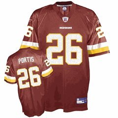 Washington Redskins Clinton Portis Reebok Replica Team Color Jersey - XX-Large