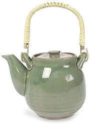 Joyce Chen Rustic Green Teapot 20 Oz.