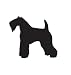 Terrier Dog Pet Kerry Blue Terrier Car Truck Vehicle Bumper Helmet Decal Sticker Wall Art Laptop Design Skin Stickers