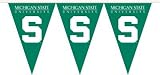 NCAA Michigan State Spartans 25 Ft.Party Pennant Flag Set