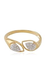 PARIS VENDÔME Anillo Dual Drop D (Oro Amarillo)