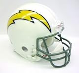 San Diego Chargers 1961-73 Throwback Pro Line Helmet Features Official Team Decals