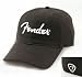 Fender Greatest Hits Headwear - Logo Stretch Cap - Black - S/M