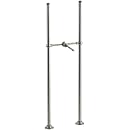 KOHLER K-128-BN Antique Bath Faucet Riser Tubes and Cross Connection, 29-5/8-Inch Long, Vibrant Brushed Nickel