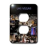 Las Vegas - Las Vegas The Strip - Light Switch Covers - 2 plug outlet cover