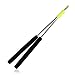 Harlequin Diabolo Set, Metal Diabolo Sticks, Diablo String & Bag (R/Bk)