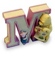 Childrens Toyshop  Toys : Winnie the Pooh alphabet - Letter M