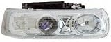 00-05 CHEVY CHEVROLET SUBURBAN EURO PROJECTOR HEADLIGHT SUV, one set (left and right included), Chro...