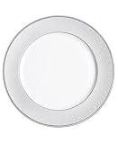 Monique Lhuillier for Royal Doulton Pointe d Esprit 12-Inch Charger Plate, Bows