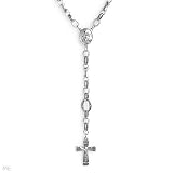 Stainless Steel Cross Mens Necklace. Length 28 in. Total Item weight 60.3 g. 31KNZBVFltL. SL160 Stainless Steel Cross Mens Necklace. Length 28 in. Total Item weight 60.3 g.