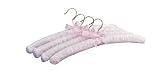 Organize It All 4-Pack Satin Hangers, Pink