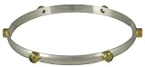 22k Gold Overlay Sterling Silver Peridot Bangle Bracelet by Michou