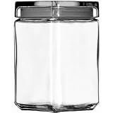 1.5 Quarts Stackable Square Jar (85588RAH) Category: Storage Glassware by Anchor Hocking