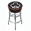 Four Aces Club Logo Padded Bar Stool - Game Room Products > Pub Stools > Poker Theme