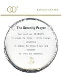 Serenity Prayer Religious Twist Bangle Bracelet