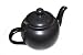 Dexam London Pottery 6 Cup Filter Teapot Black