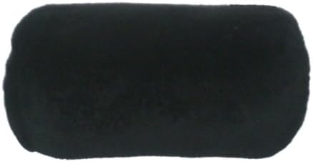 Travel Set 3 Pc Plush Super Soft Black Throw Blanket Pillow &amp; Eye Pad with Bag