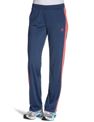 PUMA Damen Track Hose Heroes T7, dark denim-calypso coral, S, 557877 19 Preisvergleich