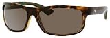 Emporio Armani Men's 9780 Dark Tortoise Frame/Brown Lens Plastic Sunglasses