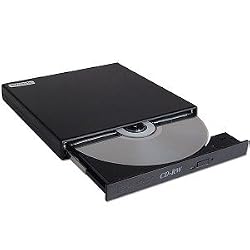 24x10x24 USB 2.0 External Slim CDRW/8x DVD-ROM Drive (Black)