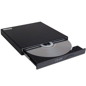24x10x24 USB 2.0 External Slim CDRW/8x DVD-ROM Drive (Black)