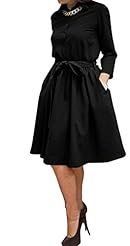  Bubble Dress Long Sleeves Cotton  Dress With a Bow(s)