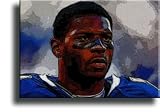 Completely Handpainted American Football Sport Painting, Custom Order FL4413, Oil on Canvas, with Option to Paint Jerry, Brett & Co. from Any Other Favorite Photograph or Picture, Unframed, Size 24" x 36" inch