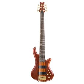 Schecter Stiletto Studio-6 Electric Bass (6 String, Honey Satin)