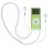 White Lanyard Headphones for iPod 2nd Gen 2G Nano