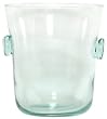 Spanish Recycled Glass Ice Bucket 8 1/4"H 7 1/2"D
