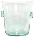 Spanish Recycled Glass Ice Bucket 8 1/4"H 7 1/2"D