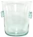 Spanish Recycled Glass Ice Bucket 8 1/4"H 7 1/2"D