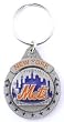 New York Mets Pewter Keychain