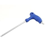 uxcell 六角レンチ　六角キー　H4 4mm先端　T-ハンドル　ボールヘッド　ブルー
