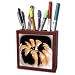 Patricia Sanders Flowers - Fall Colors Pumpkin- Vegetables- Thanksgiving - Tile Pen Holders-5 inch tile pen holder