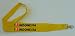 Yellow Neck Strap Lanyard with I Love Indonesia