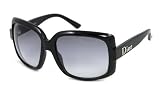 AUTHENTIC CHRISTIAN DIOR SUNGLASSES 60'S BLACK 807LF